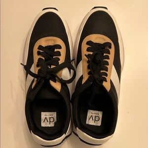 Dolce Vita Black and Tan Sneakers